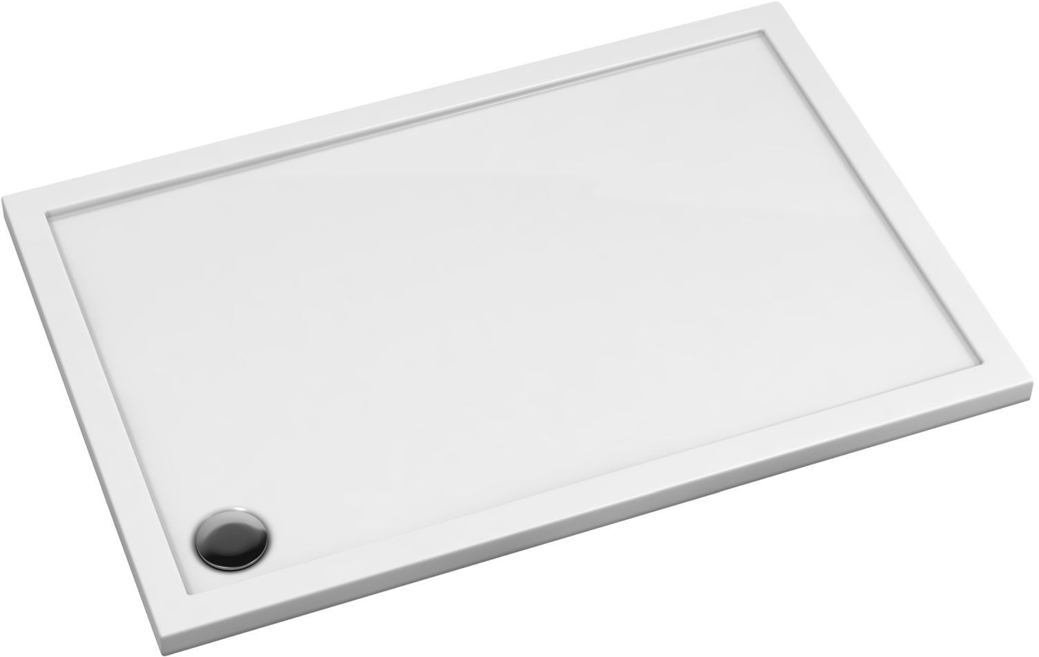 Omnires Merton receveur de douche rectangulaire 140x70 cm blanc MERTON70/140/PBP