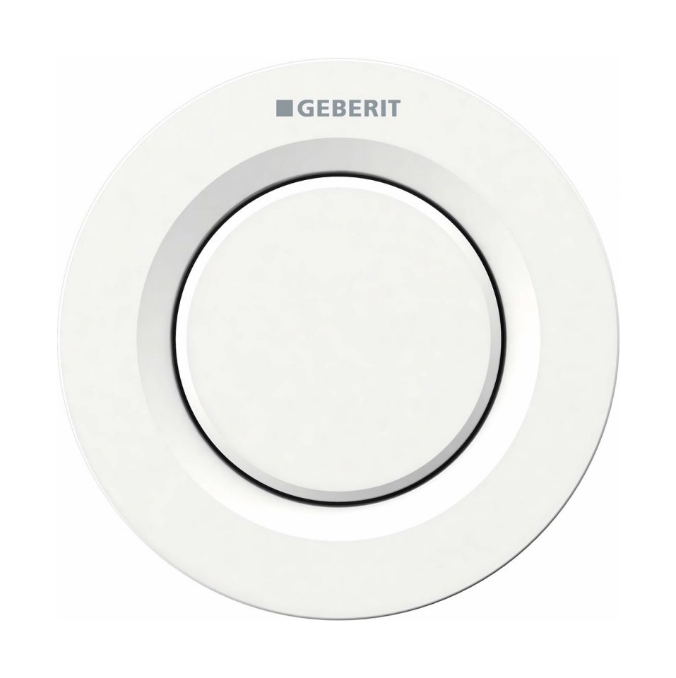 Geberit Typ 01 bouton de chasse d'eau pour WC blanc 116.040.11.1