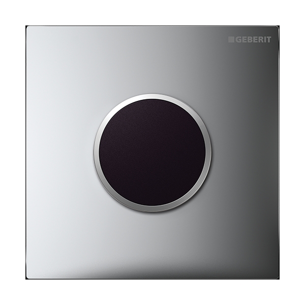 Geberit Sigma bouton de chasse d'eau pour urinoir chrome brillant-chrome mat 116.025.KH.1