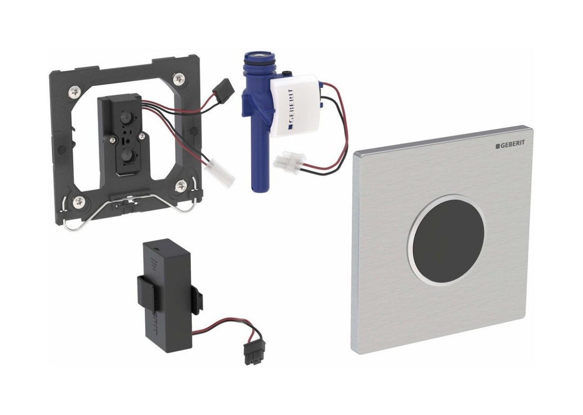 Geberit Sigma bouton de chasse d'eau pour urinoir chrome brillant-chrome mat 116.035.KH.1