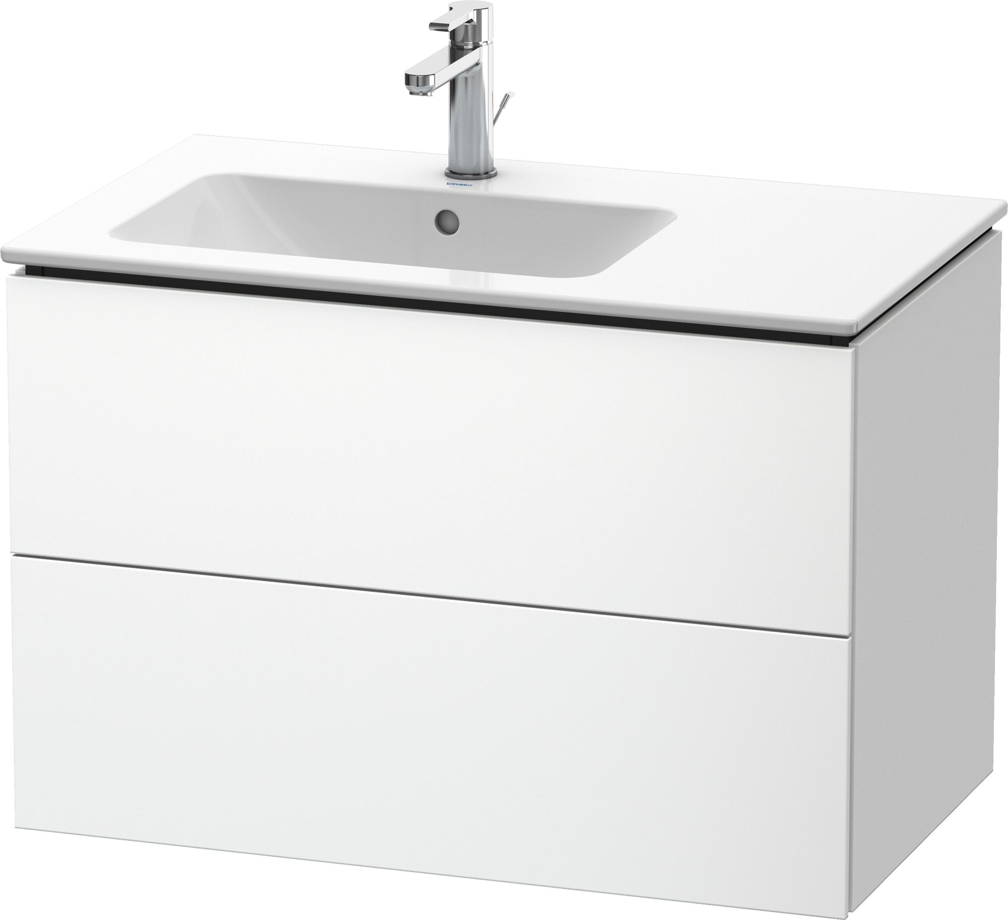 Duravit L-Cube armoire 82x48.1x55 cm sous-lavabo suspendu blanc LC629101818