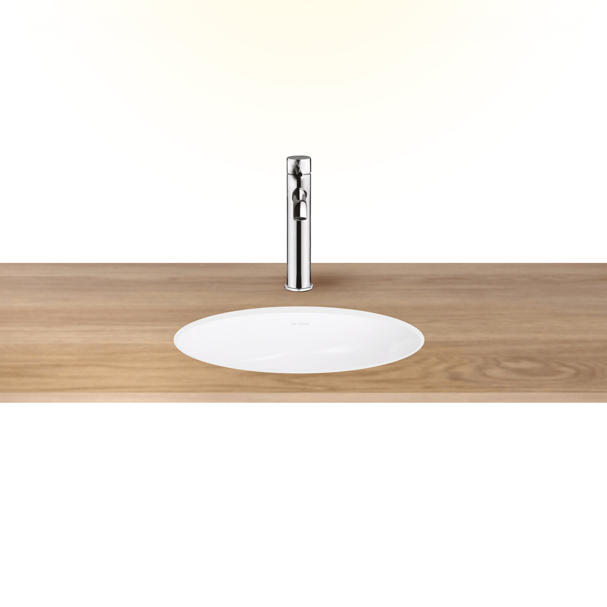 Oltens Mana lavabo 46x38 cm ovale sous plan blanc 40100000