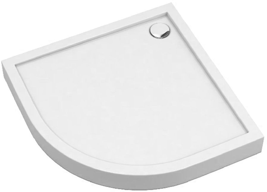 Schedpol Competia New receveur de douche semi-circulaire 90x90 cm blanc 3.4634
