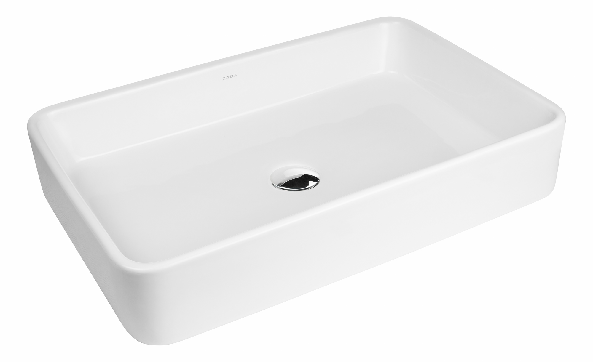 Oltens Lustra lavabo 60.5x35 cm rectangulaire à poser blanc 40806000