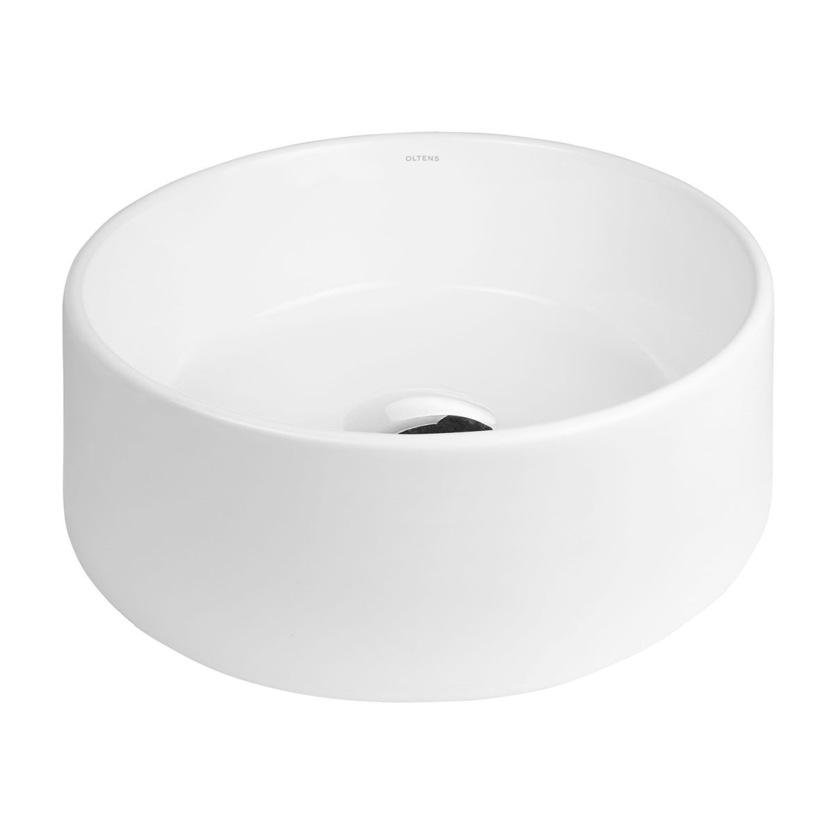Oltens Lagde lavabo 40x40 cm ronde à poser blanc 40816000