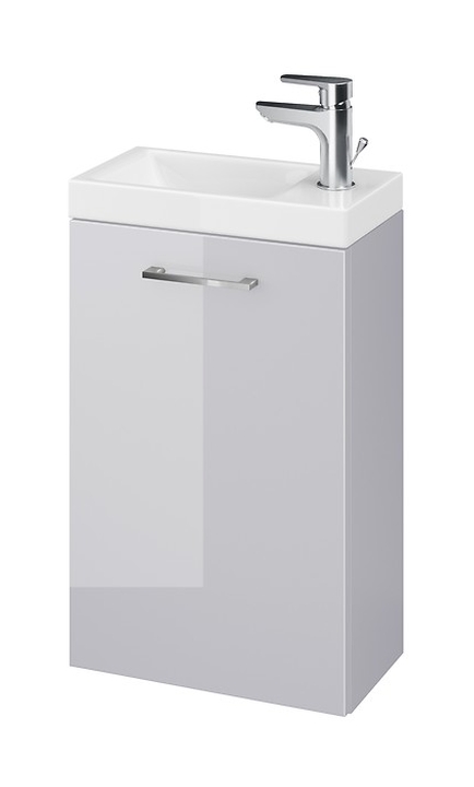 Cersanit Lara lavabo avec meuble 39.2 cm grise S801-189