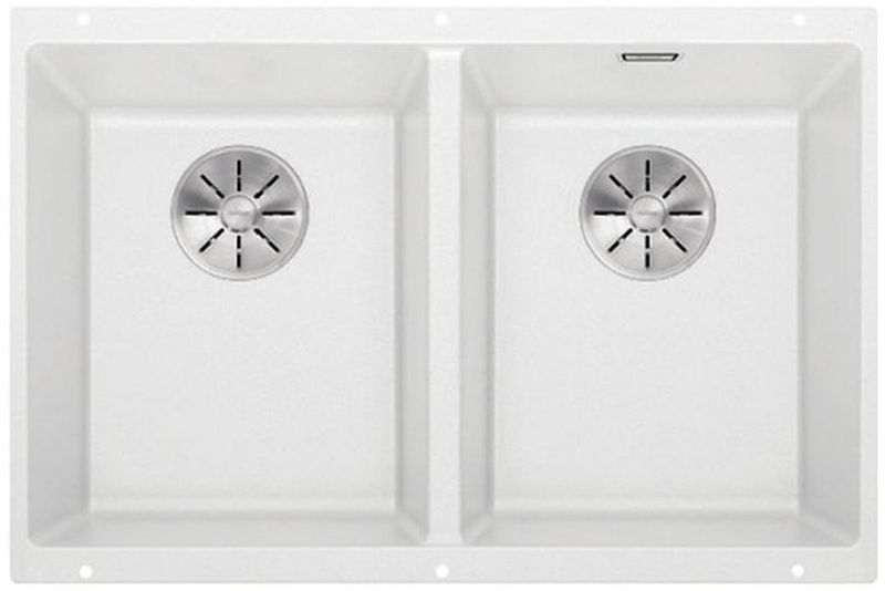 Blanco Subline 350/350-U évier en granit 70.5x40 cm blanc 523578
