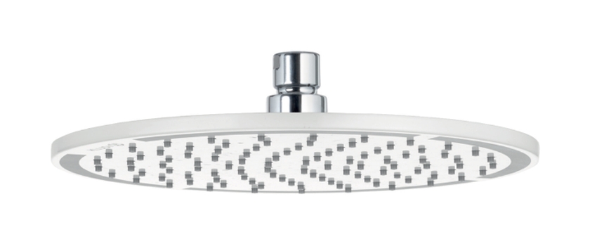 Kludi A-QA douche à effet de pluie 25x25 cm circulaitre chrome-blanc 6432591-00