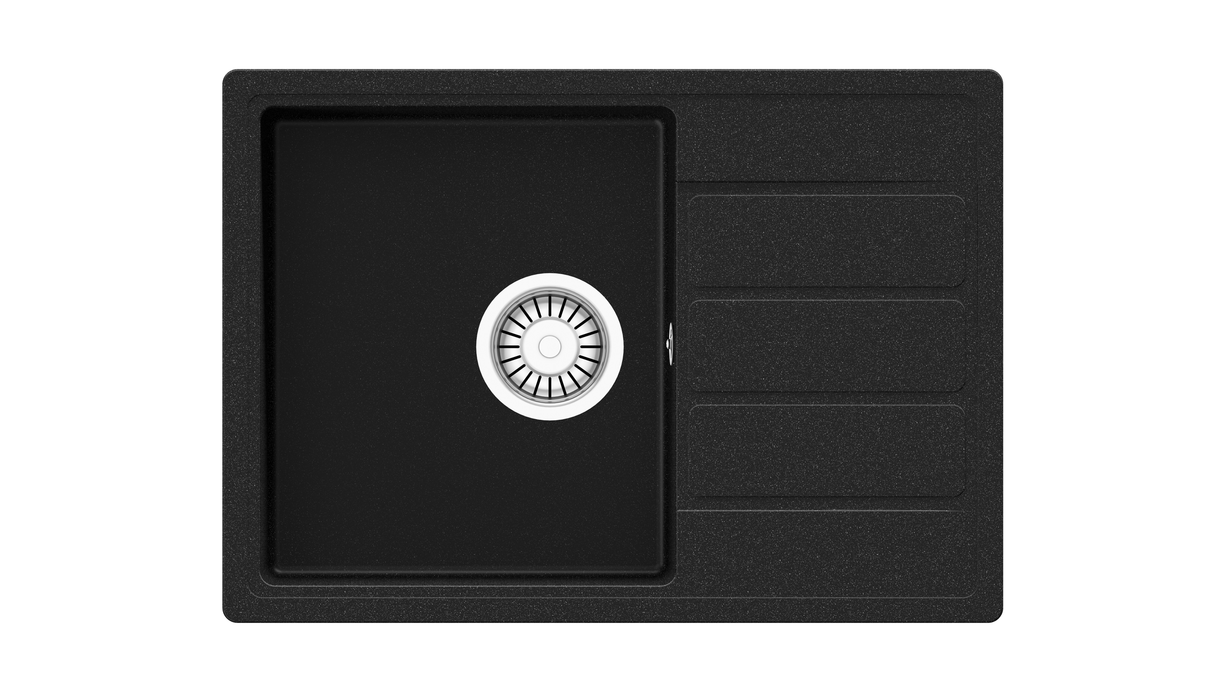 Teka Comfor TQ évier en granit 62x44 cm gris/graphite/onyx 115350000