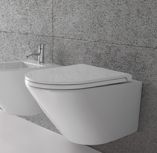 Globo Forty3 abattant de wc à descente amortie blanc FOR20.BI