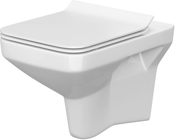 Cersanit Como cuvette wc avec abattant à descente lente suspendue oui blanc K701-102