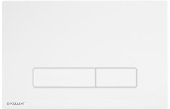 Excellent Aurro bouton de chasse d'eau pour WC blanc INEX.AU230.150.WH