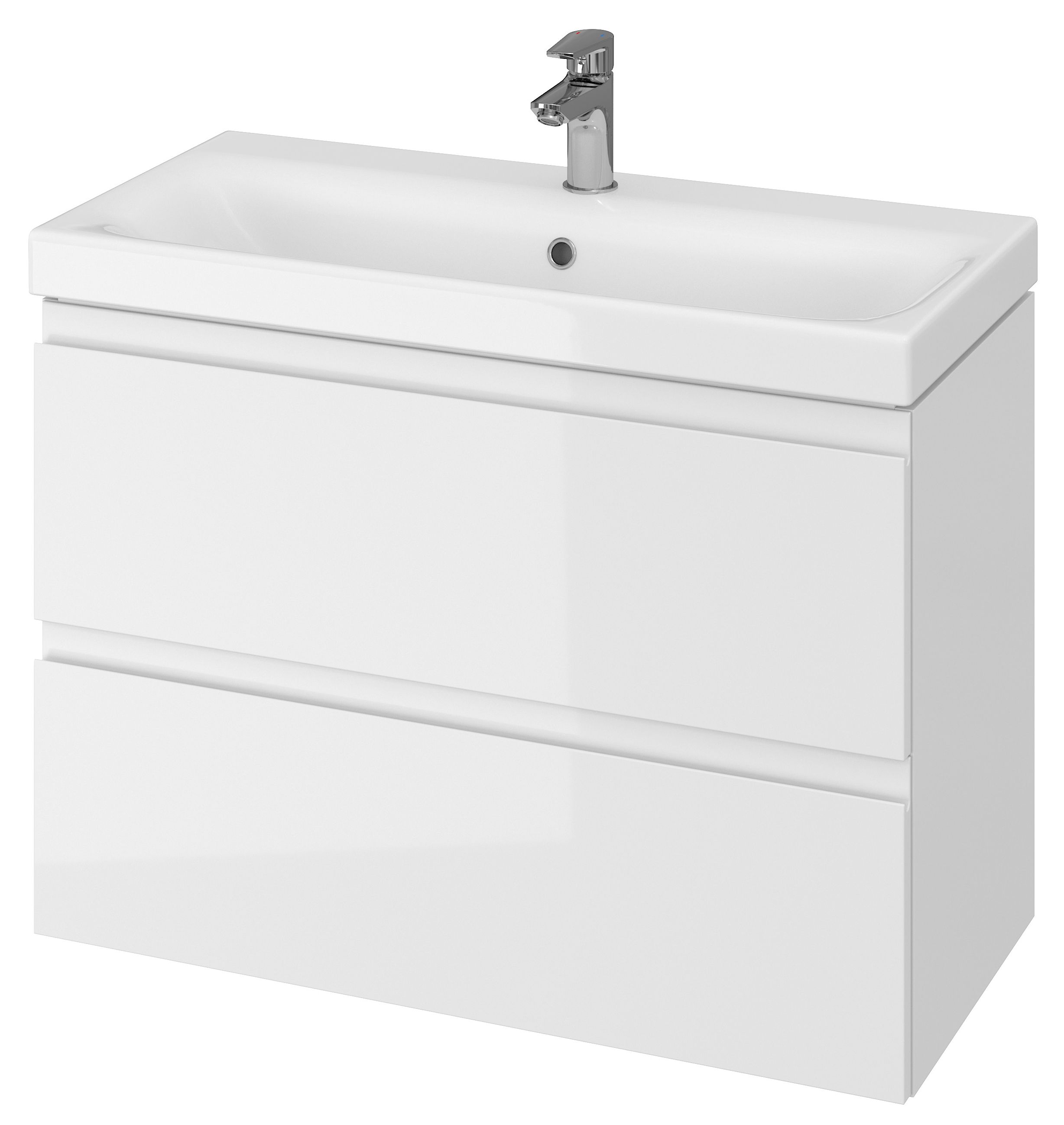 Cersanit Moduo armoire 79.5x37.5x57 cm sous-lavabo suspendu blanc S929-002