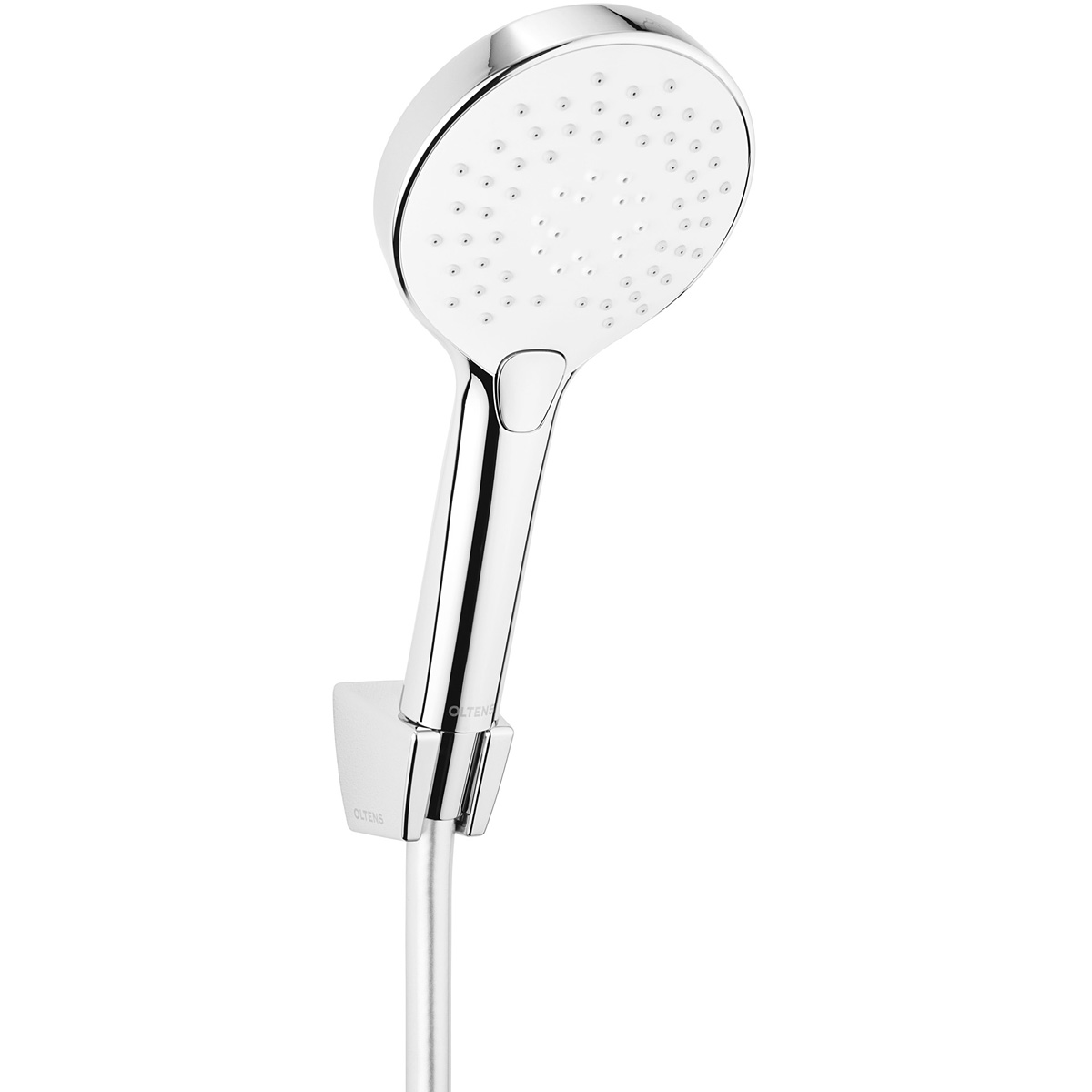 Set pommeau de douche Oltens Driva EasyClick 37101110, tuyau de douche Oltens Ronneby 37200100, 37401100