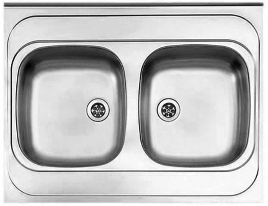 Alveus Primal évier en acier inoxydable 80x60 cm acier 1124501