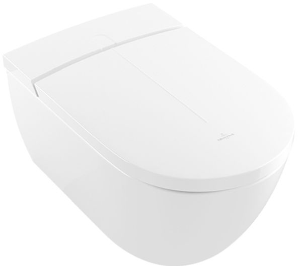 Villeroy & Boch ViClean toilette lavante suspendue sans collerette blanc V0E100R1