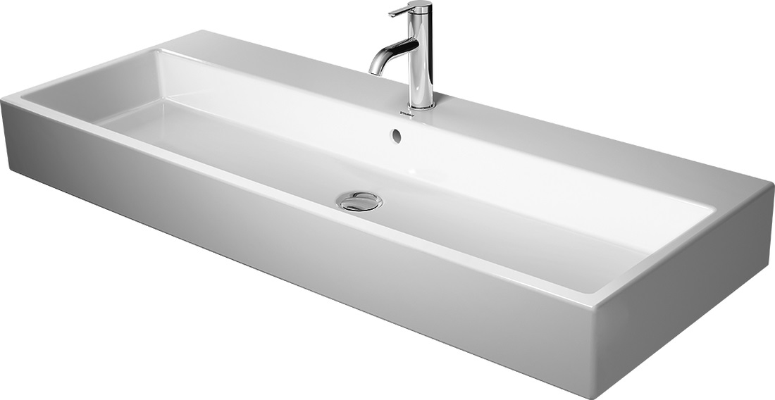 Duravit Vero Air lavabo 120x47 cm rectangulaire classique-de meuble blanc brillant 2350120028