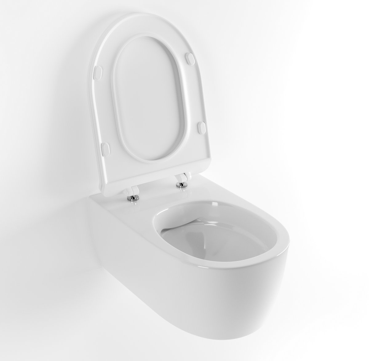 Excellent Doto cuvette wc avec abattant à descente lente suspendue oui blanc CEEX.1404.545.WH