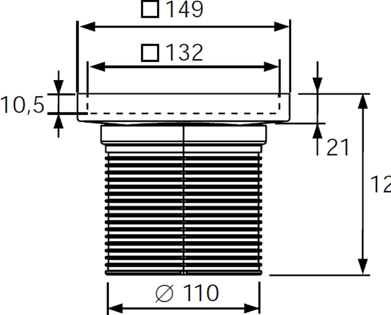 Tece Drainpoint S embout d’étanchéité cm 3660011