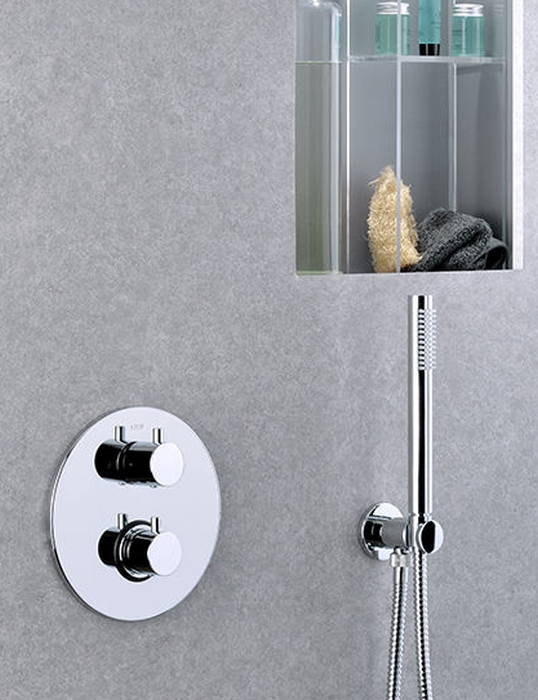 Paffoni Light mitigeur bain-douche encastrée oui chrome LIQ018CR