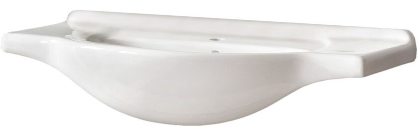 Comad lavabo 85x49 cm rectangulaire de meuble blanc brillant UM- CFP 85( YS27201-85)