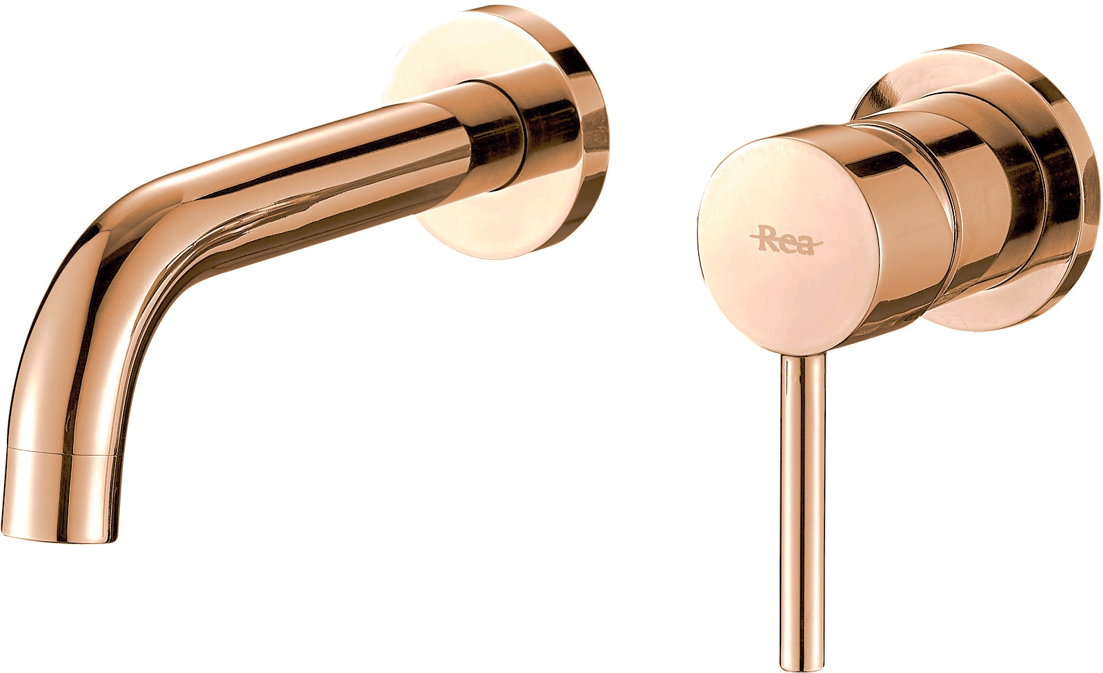 Rea Lungo Rose Gold bateria umywalkowa podtynkowa różowe złoto REA-B8548