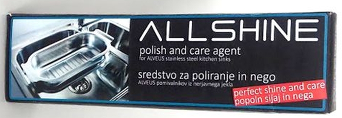 Alveus Allshine produit nettoyant pour éviers en acier inoxydable 150 ml 1111572