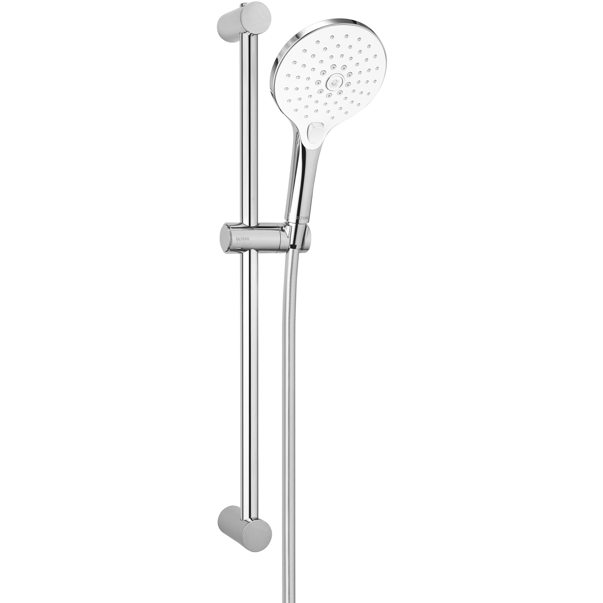 Set pommeau de douche Oltens Saxan EasyClick 37100110, barre de douche Oltens Alling 37300100, 37201100