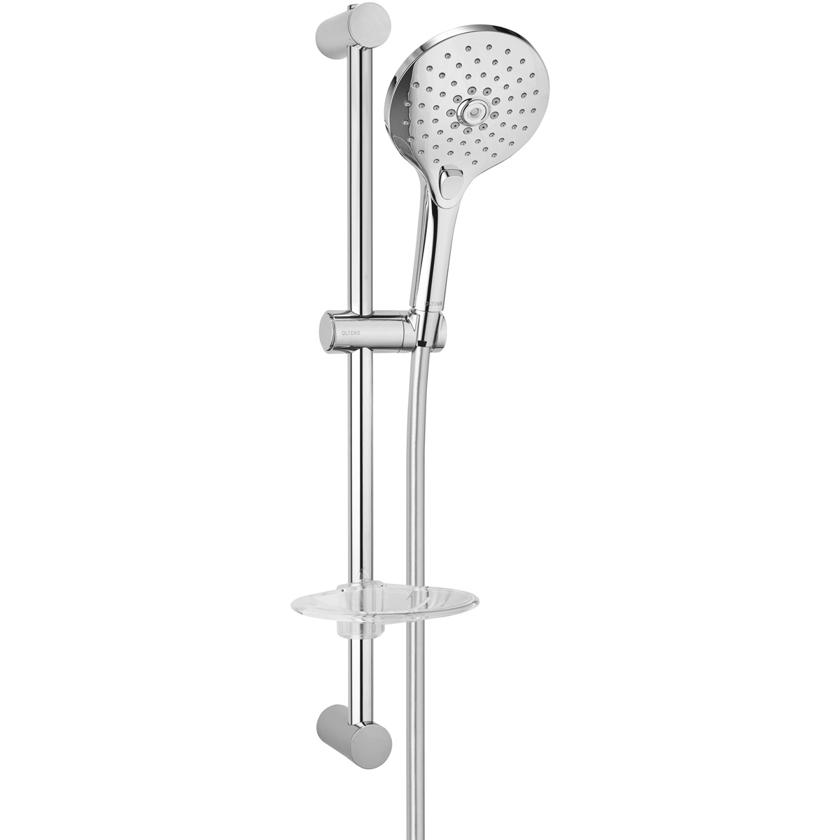 Set pommeau de douche Oltens Saxan EasyClick 37100100, barre de douche Oltens Alling 37300100, 37201100, 84200500