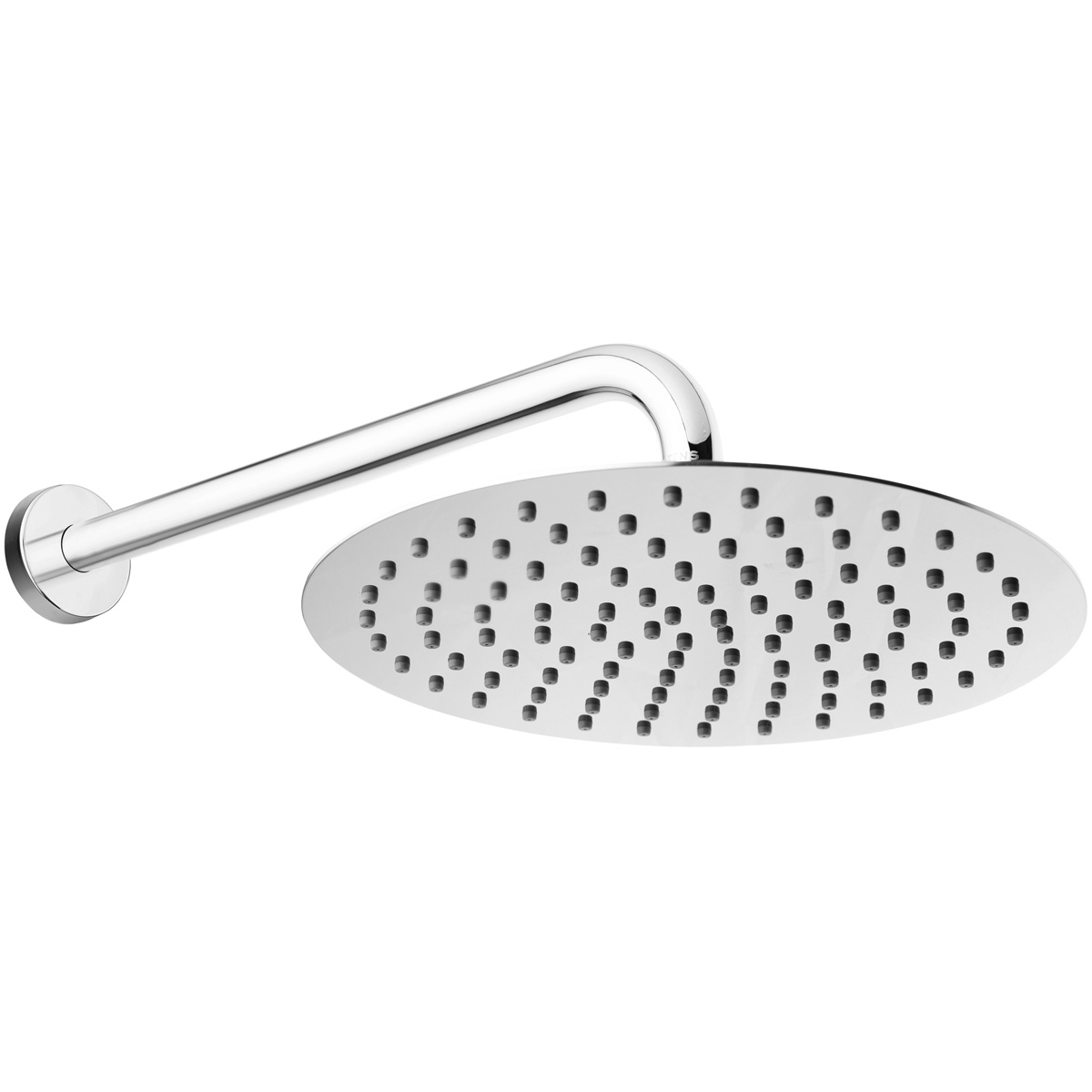 Set douche à effet de pluie Oltens Vindel 37000100, bras mural Oltens Lagan 39400100