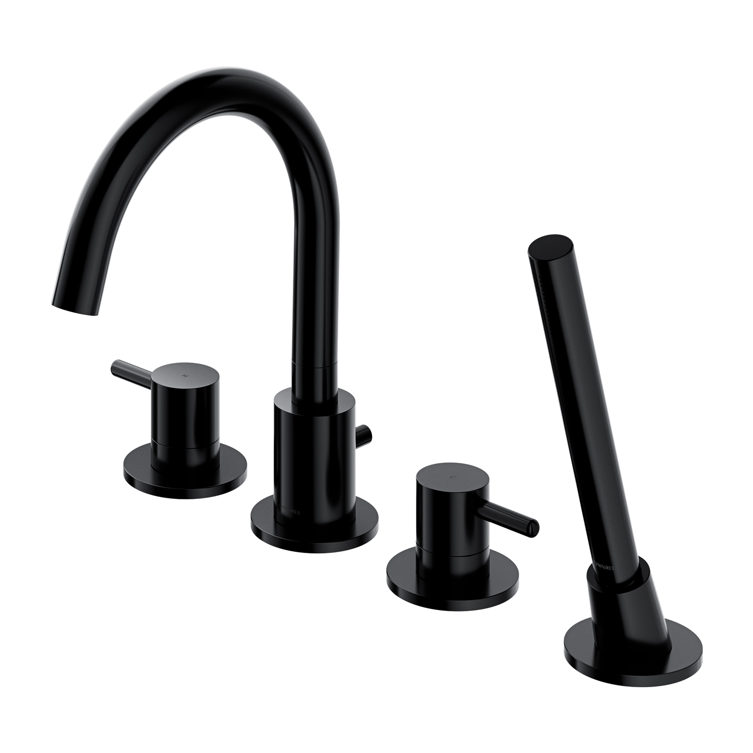 Omnires Y mitigeur bain-douche pour baignoire noir Y1232BL
