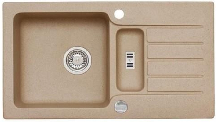 Alveus Niagara évier en granit 78x43.5 cm beige 1127055