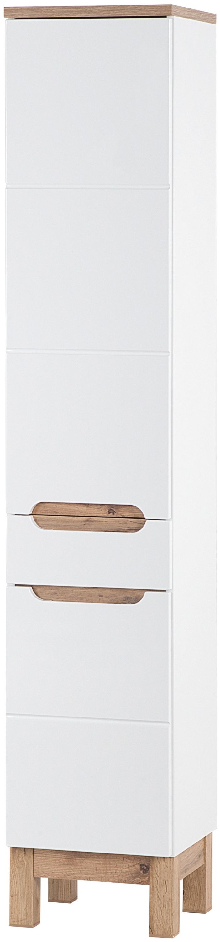 Comad Bali White armoire 35x33x187 cm latérale sur pied blanc-chêne BALIWHITE800