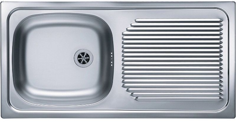 Alveus Basic évier en acier inoxydable 86x44 cm 1009181