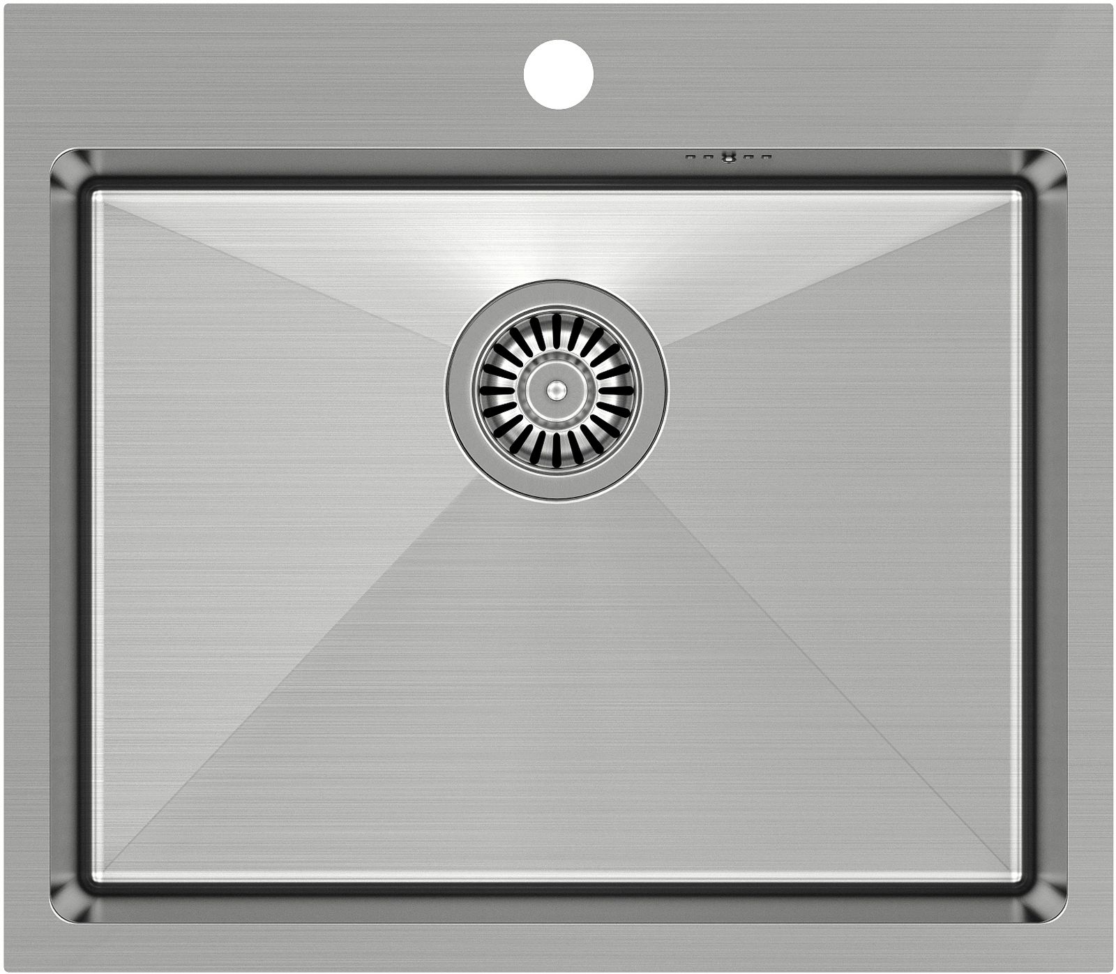 Quadron Russel évier en acier inoxydable 55x48 cm HB7910BS
