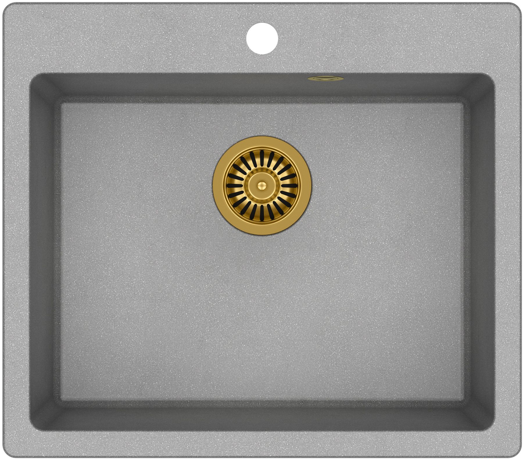 Quadron Morgan évier graniteq 57x50 cm gris/graphite/onyx HB8304U5-G1