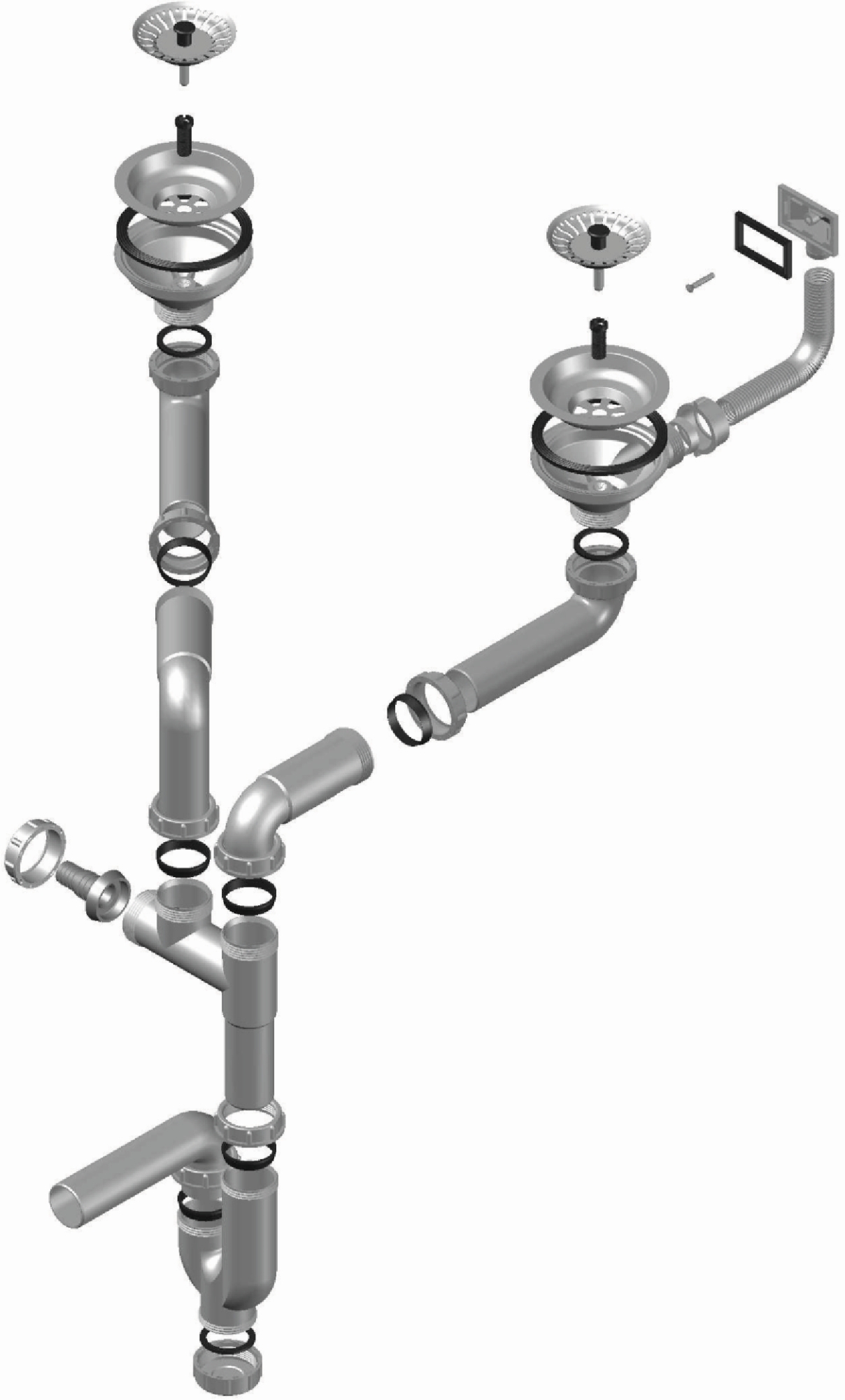 Alveus siphon d’évier 1105299
