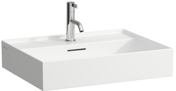 Laufen Kartell lavabo 60x46 cm rectangulaire à poser blanc brillant H8163330001091