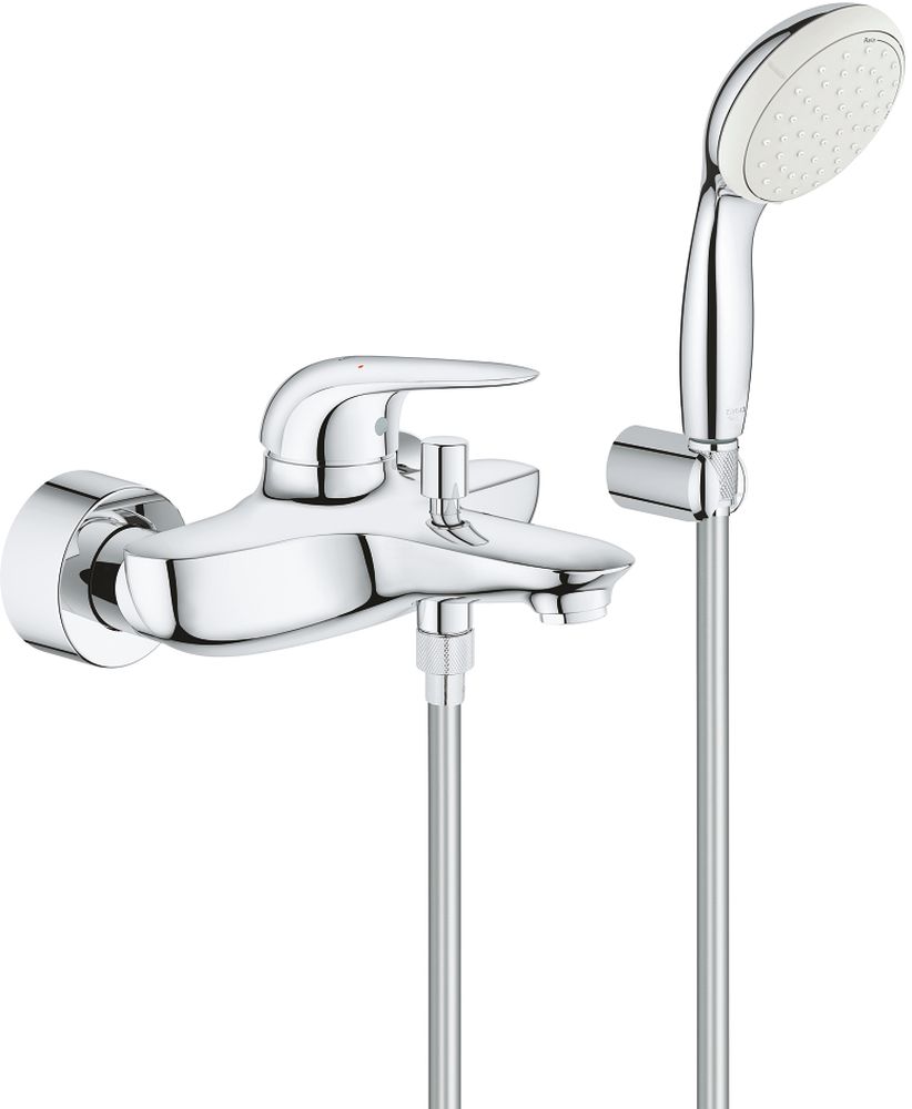 Grohe Eurostyle mitigeur bain-douche murale StarLight Chrome 2372930A