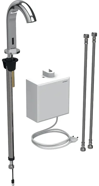 Geberit Piave mitigeur de lavabo sur pied électronique chrome 116.162.21.1