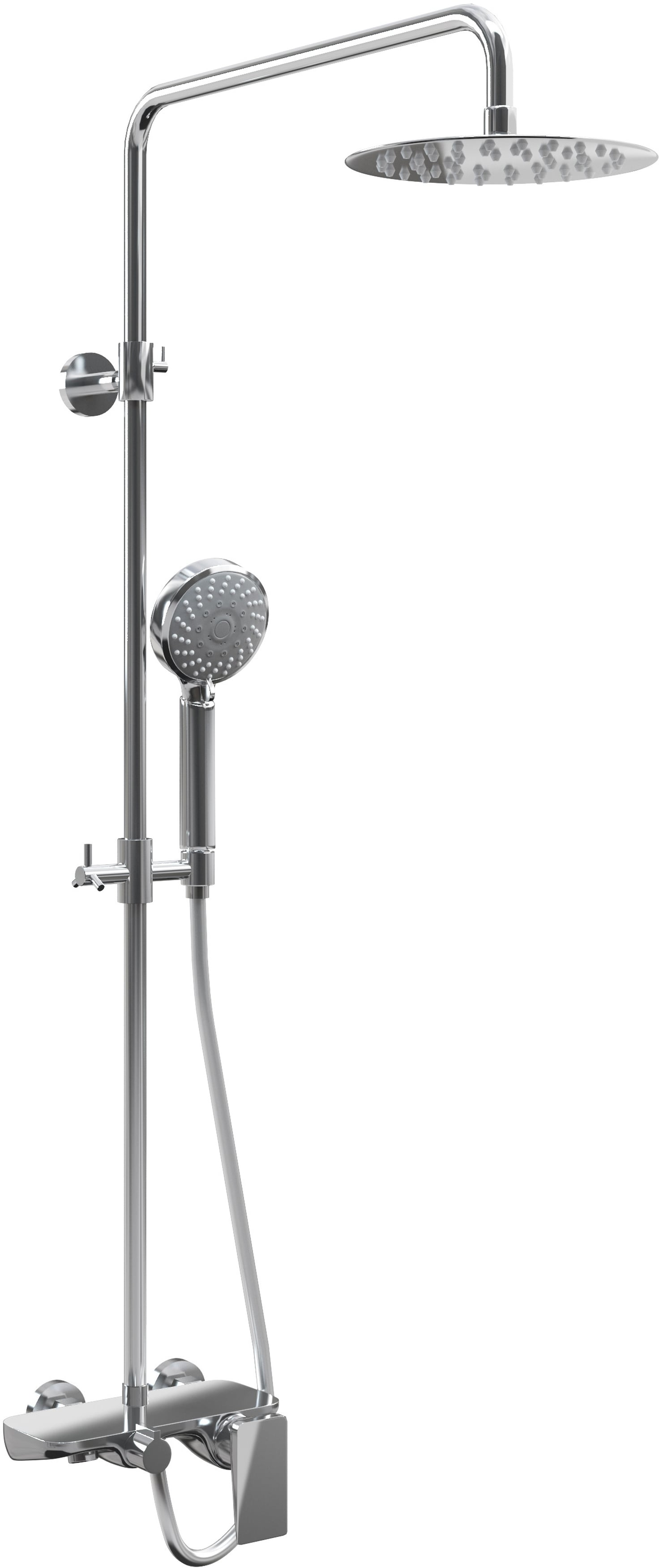 Excellent Rain Altar ensemble de douche mural chrome AREX.SY.781CR
