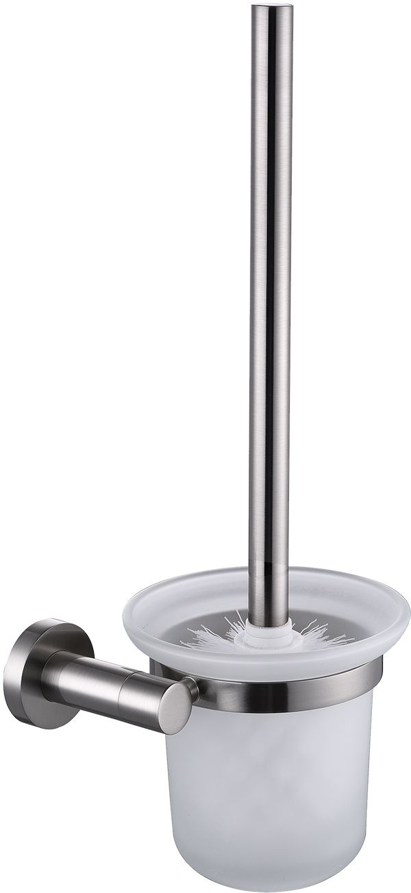 Omnires Modern Project brosse wc à visser nickel MP60620NI