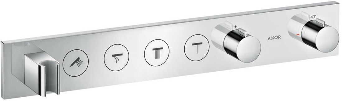 Axor ShowerSolutions mitigeur bain-douche encastrée avec thermostat chrome 18357000