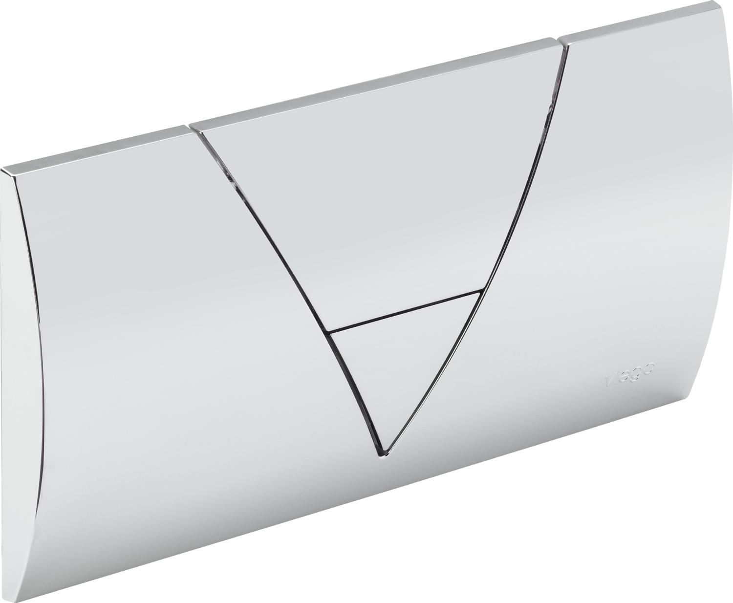 Viega Visign bouton de chasse d'eau pour WC blanc 721886