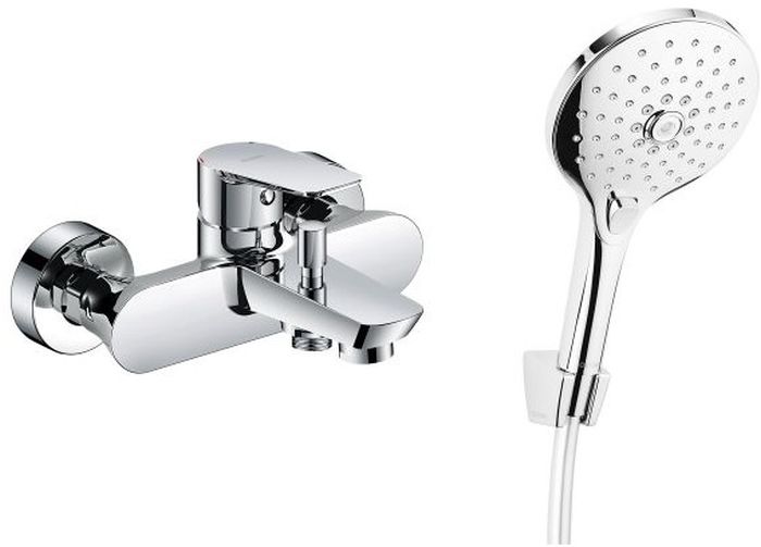 Set mitigeur bain-douche Oltens Vernal 34004100, pommeau de douche Oltens Saxan EasyClick 37100100, 37200100, 37401100