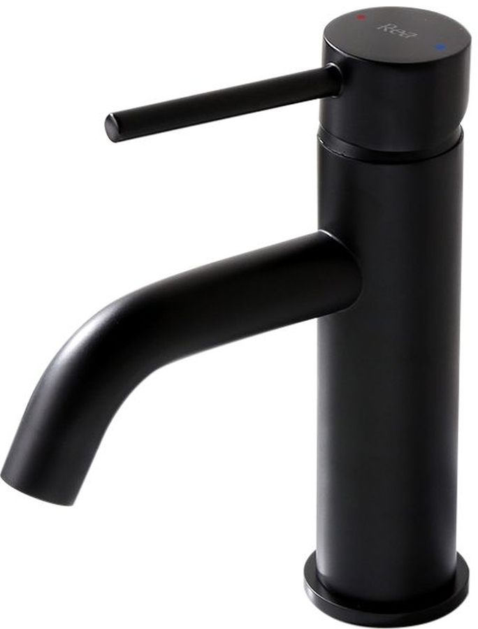 Rea Lungo Black bateria umywalkowa stojąca czarna REA-B4102