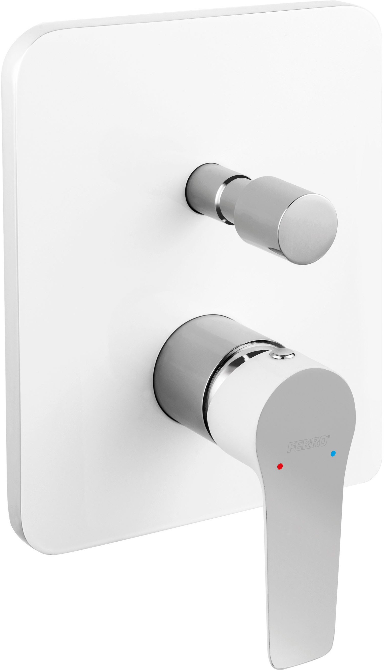 Ferro Adore White mitigeur bain-douche encastrée chrome-blanc BDR7P