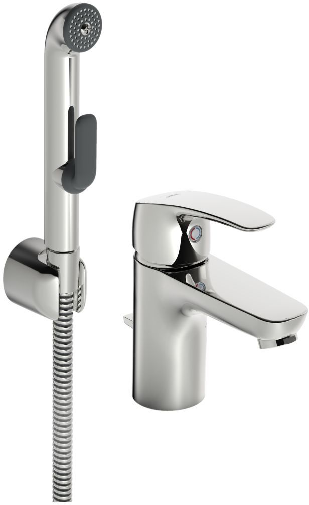 Oras Safira mitigeur de lavabo sur pied chrome 1008F