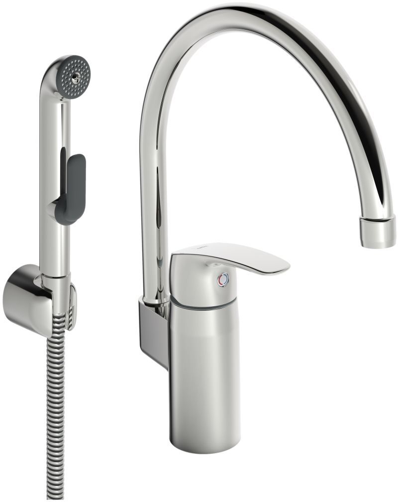 Oras Safira mitigeur de lavabo sur pied chrome 1033