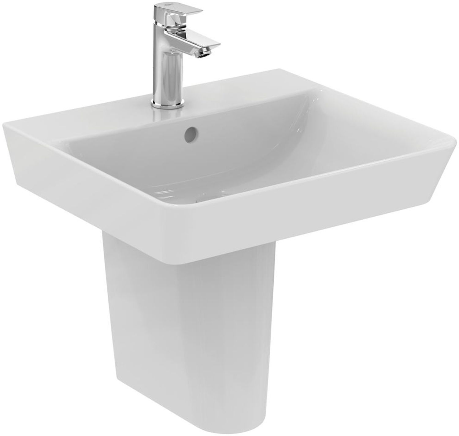 Ideal Standard Connect Air lavabo 50x45 cm rectangulaire classique-de meuble blanc E074601